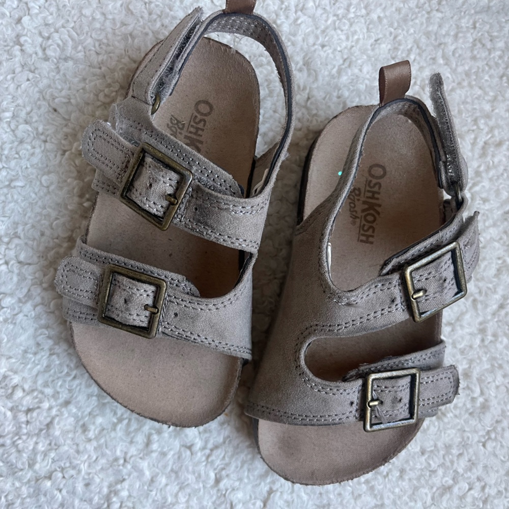 Taupe sandals